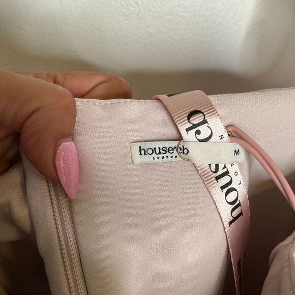 House of CB Isra Crystal Satin Coraet Mini Dress - Picture 5 of 6